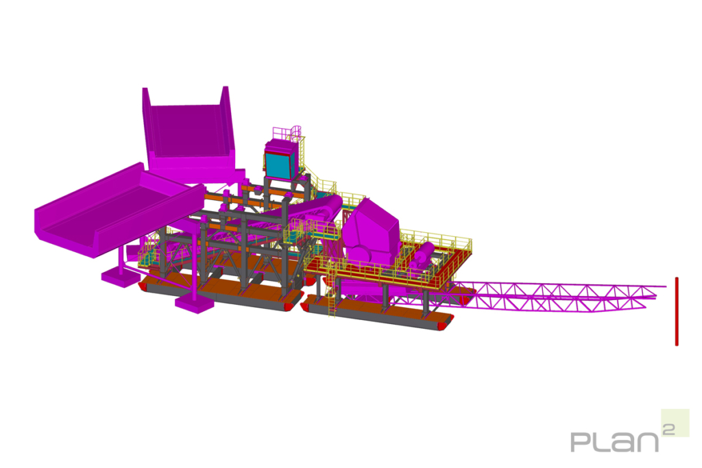Semimobile Brecheranlage Semimobile Brecheranlage
